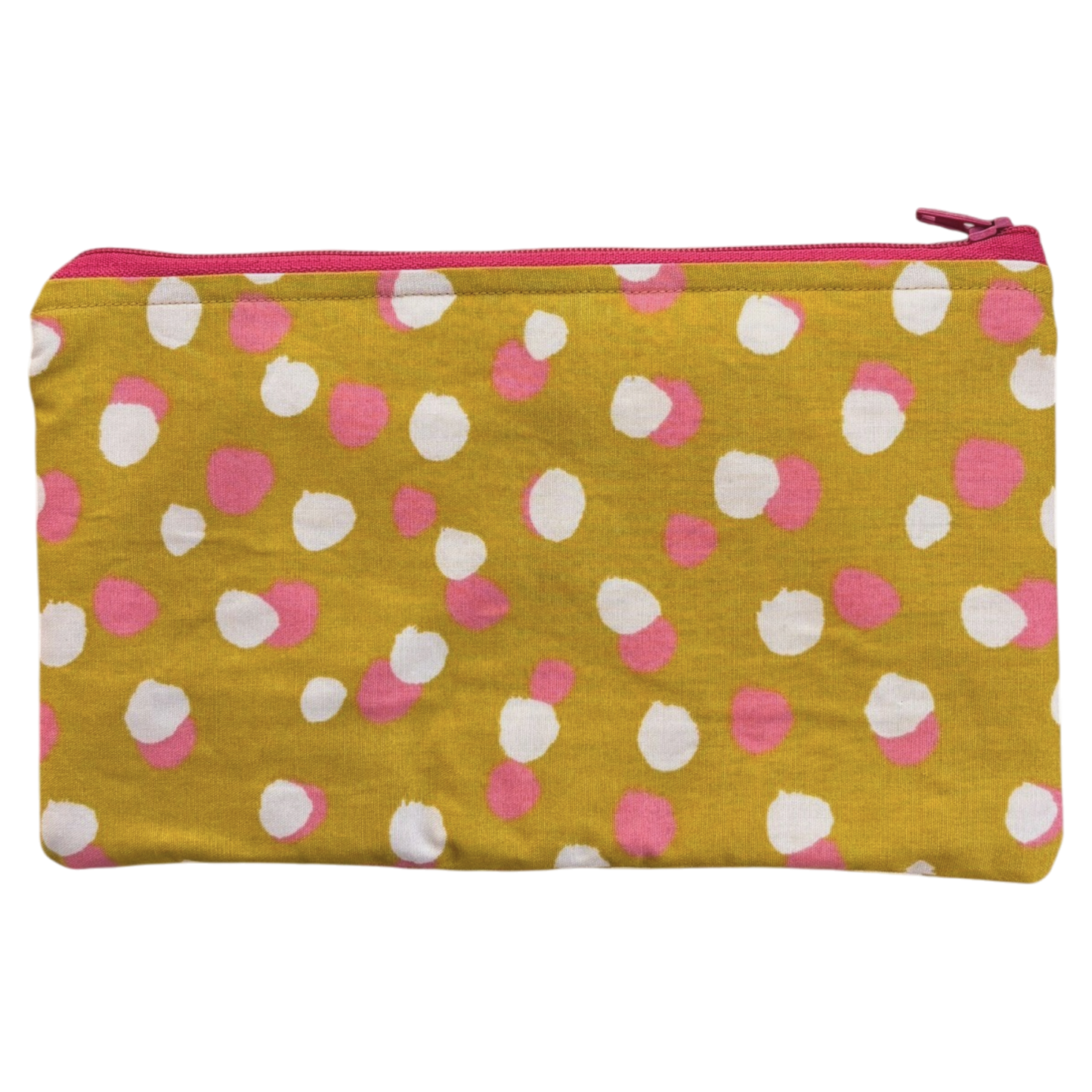 Sunset dots Cotton Pouch – Χειροποίητο Υφασμάτινο Νεσεσέρ