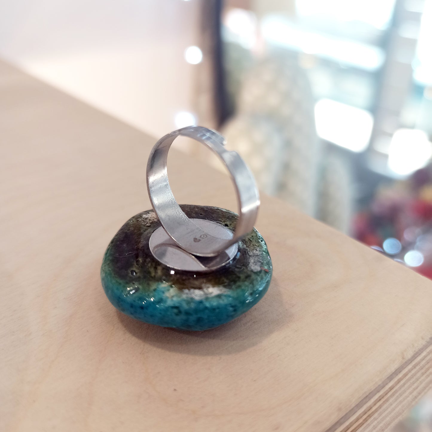 Δακτυλίδι σπείρα από Αιγυπτιακή Φαγεντιανή