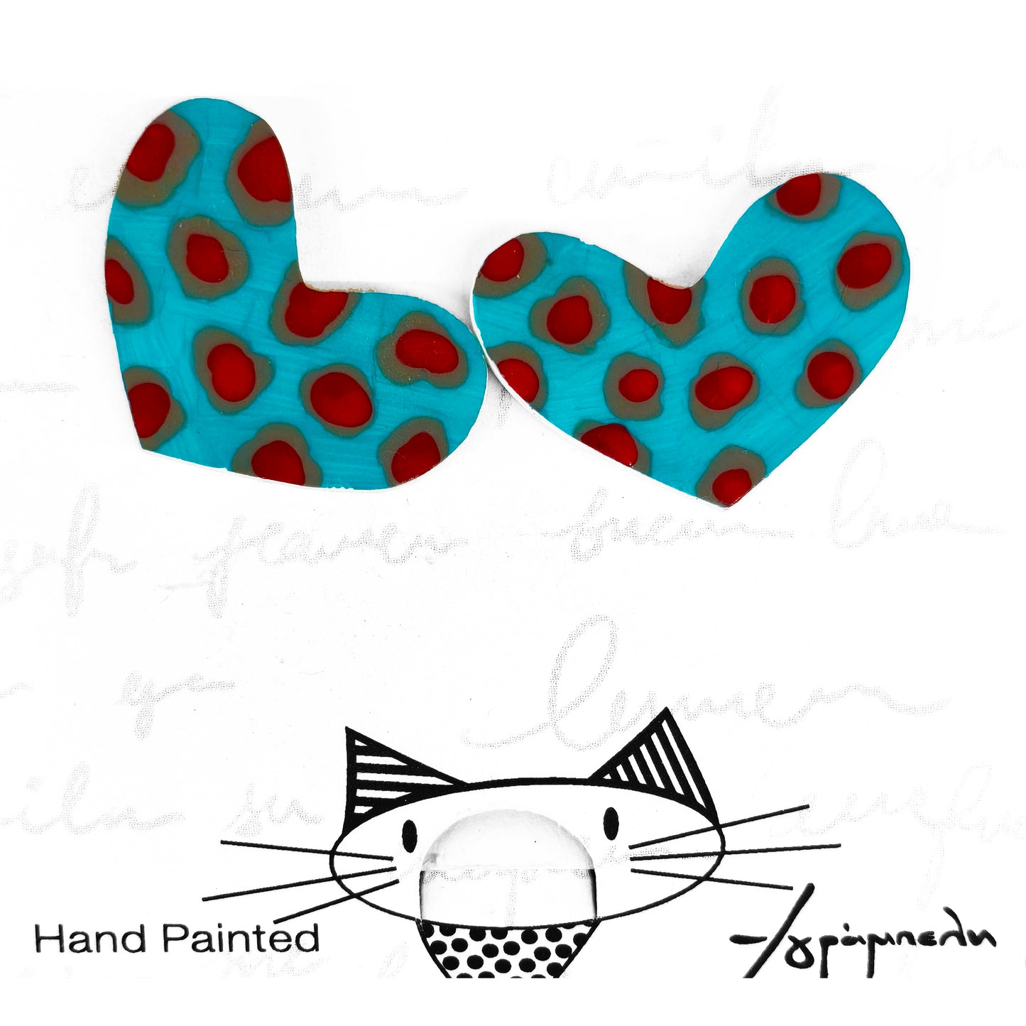 σκουλαρίκια καρδιές / heart earrings