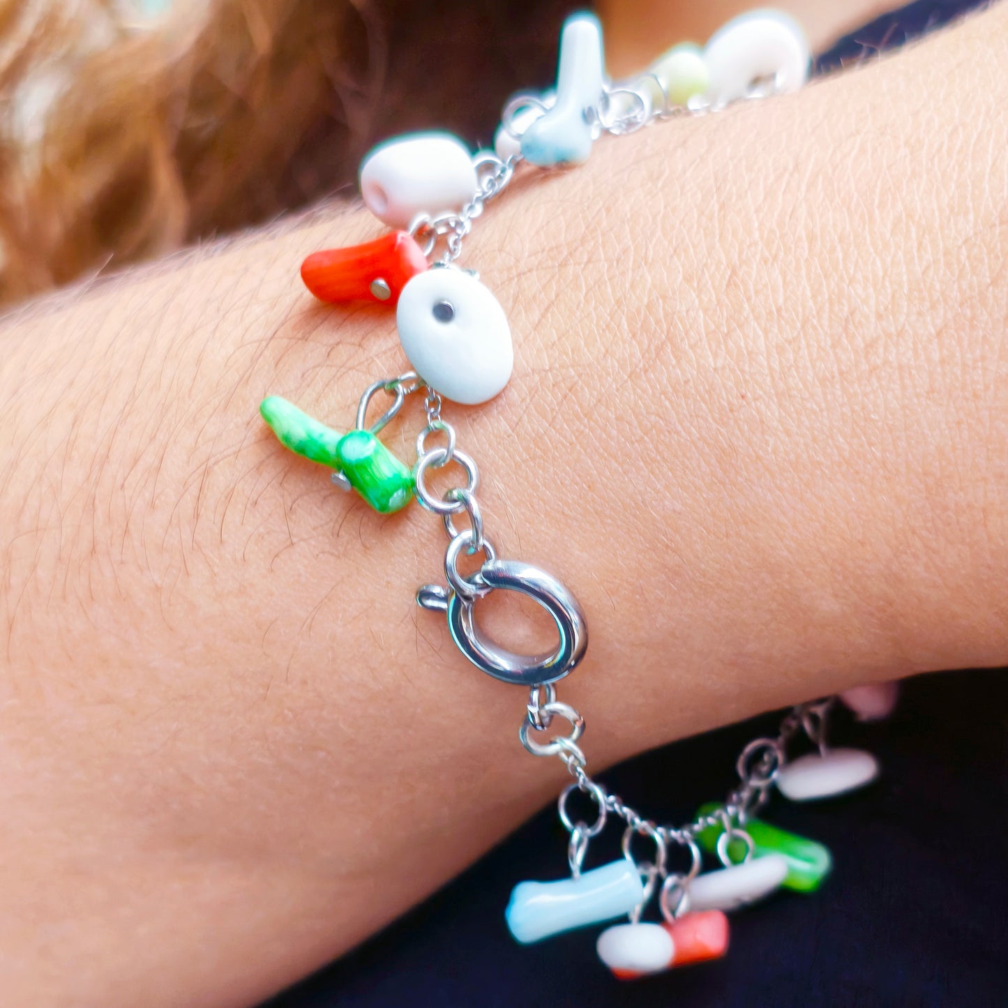 λευκή πορσελάνη & κοράλλια / white porcelain & corals