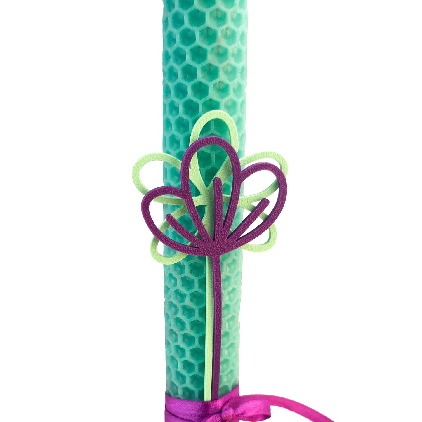 Λαμπάδα με λουλούδια από 3D εκτύπωση