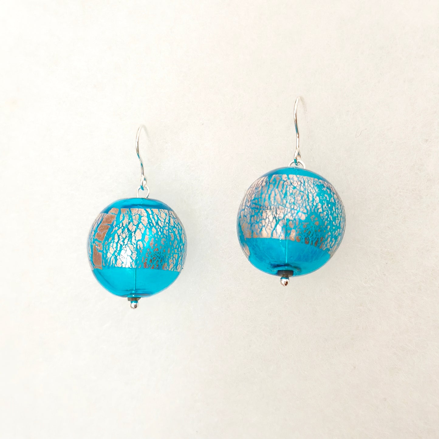 σκουλαρίκια από γυαλί Murano glass earrings