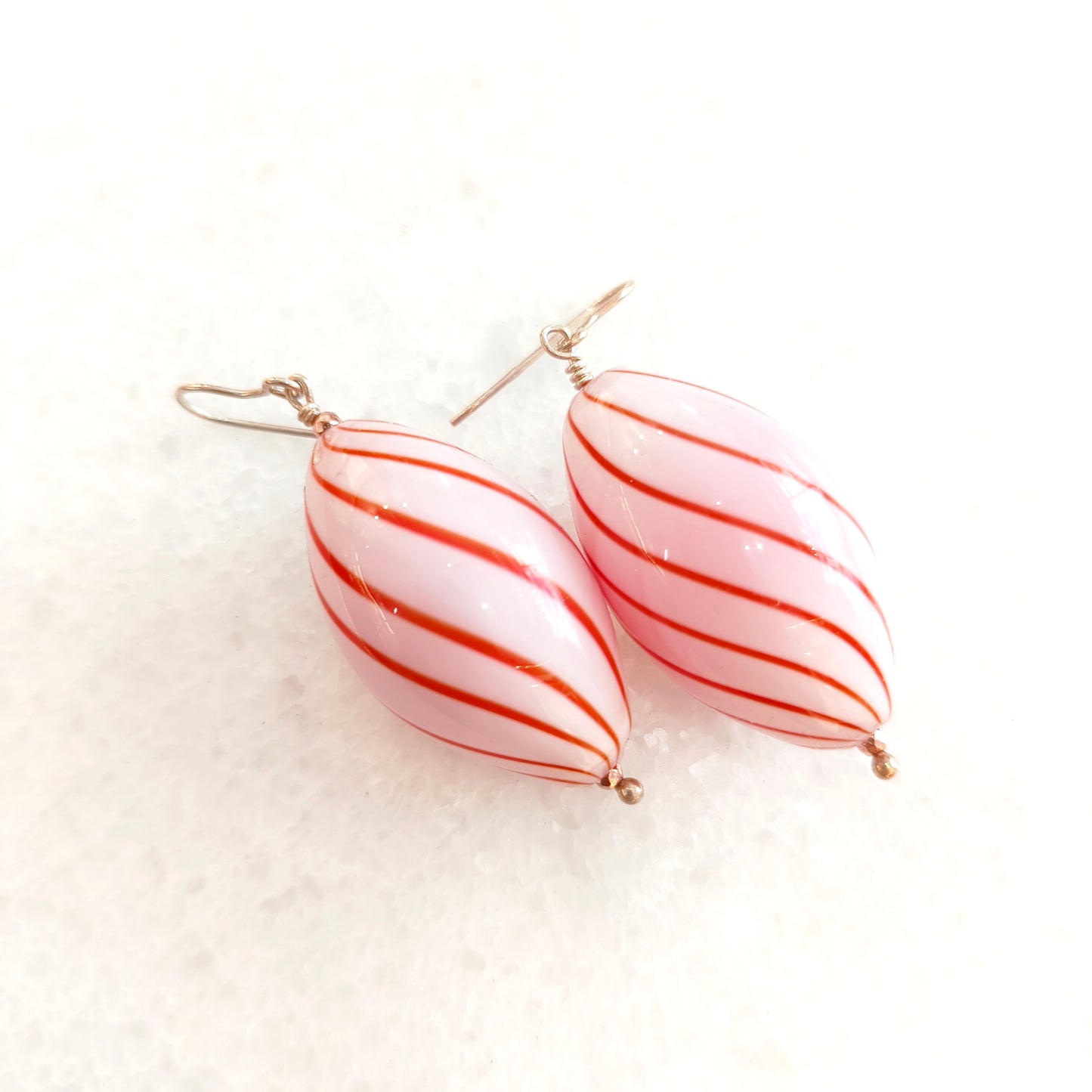 σκουλαρίκια από γυαλί Murano glass earrings