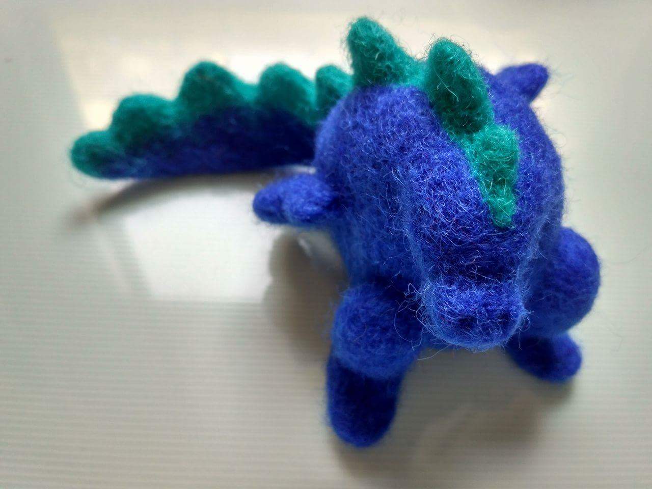 φέλτ "δράκος" / felted "dragon"