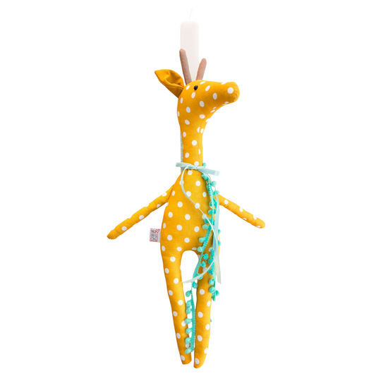Candle with Emilio the lovely giraffe / Emilio the lovely giraffe easter candle