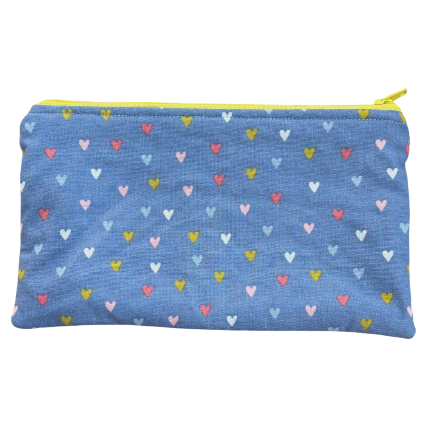 Hearts Cotton Pouch – Χειροποίητο Υφασμάτινο Νεσεσέρ