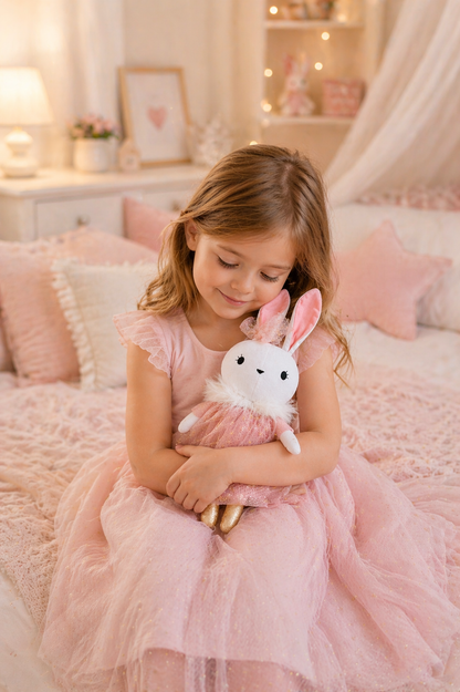 Luna Bunny Doll – Υφασμάτινο Λαγουδάκι 35cm