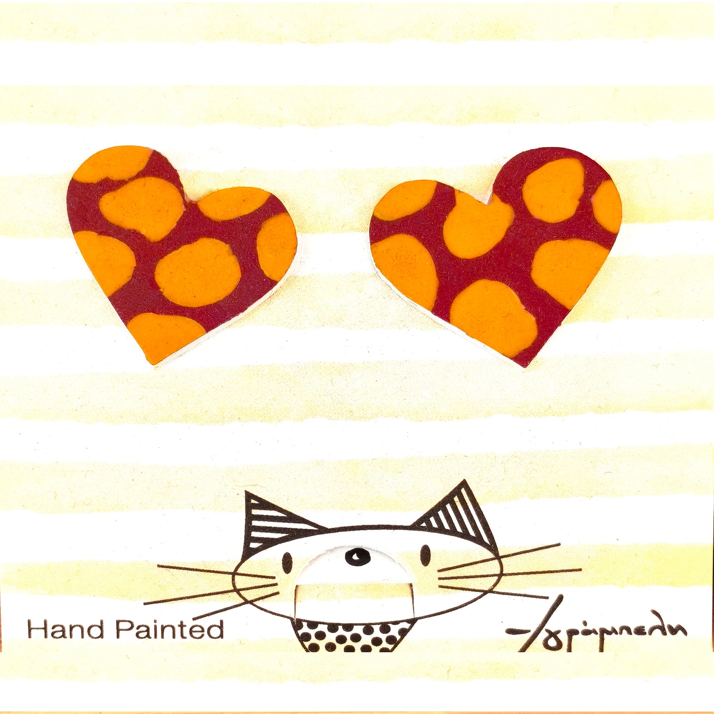 σκουλαρίκια καρδιές / heart earrings