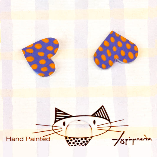 σκουλαρίκια καρδιές / heart earrings