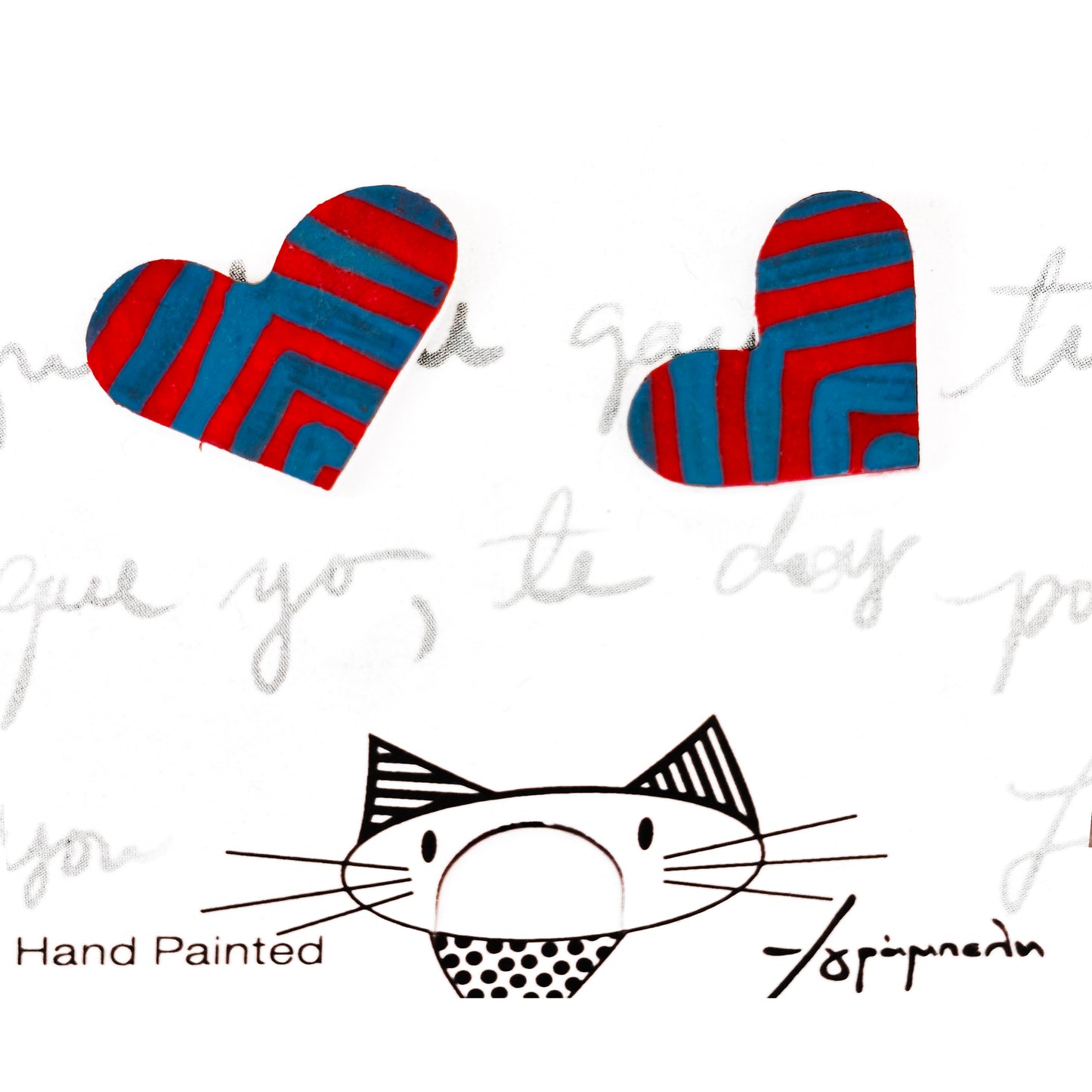 σκουλαρίκια καρδιές / heart earrings