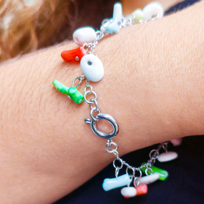 λευκή πορσελάνη & κοράλλια / white porcelain & corals