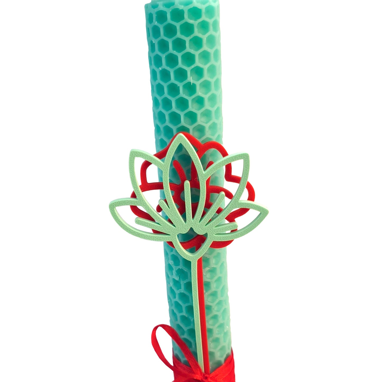 Λαμπάδα με λουλούδια από 3D εκτύπωση