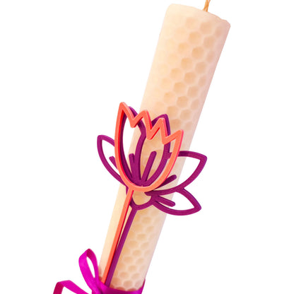 Λαμπάδα με λουλούδια από 3D εκτύπωση