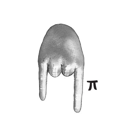 Ασημένιο κρεμαστό 'Μονόγραμμα' στην Ελληνική Νοηματική Αλφαβήτα