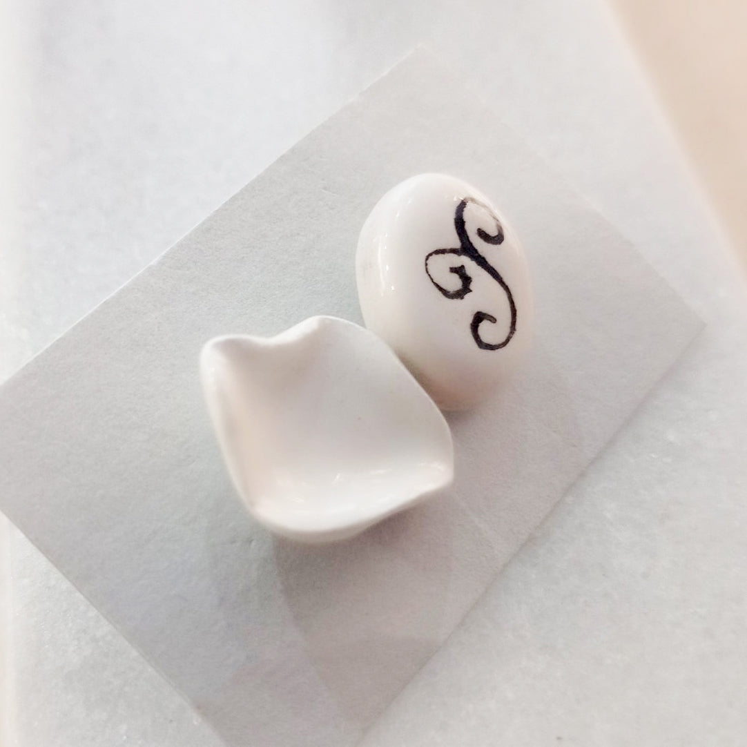 σκουλαρίκια κεραμικά / ceramic earrings