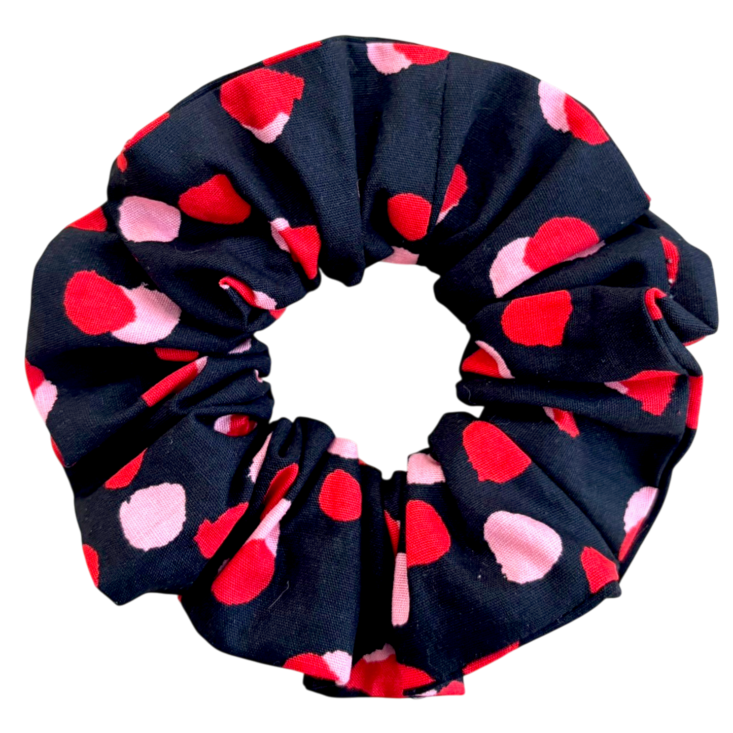 Βαμβακερό Υφασμάτινο Scrunchie με βούλες