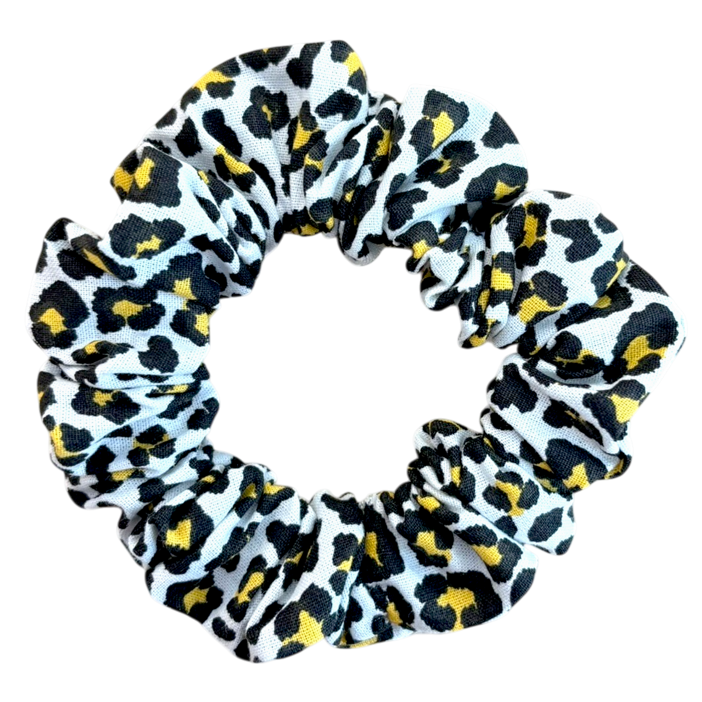 Βαμβακερό Υφασμάτινο Scrunchie leopard