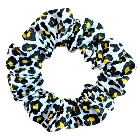 Βαμβακερό Υφασμάτινο Scrunchie leopard