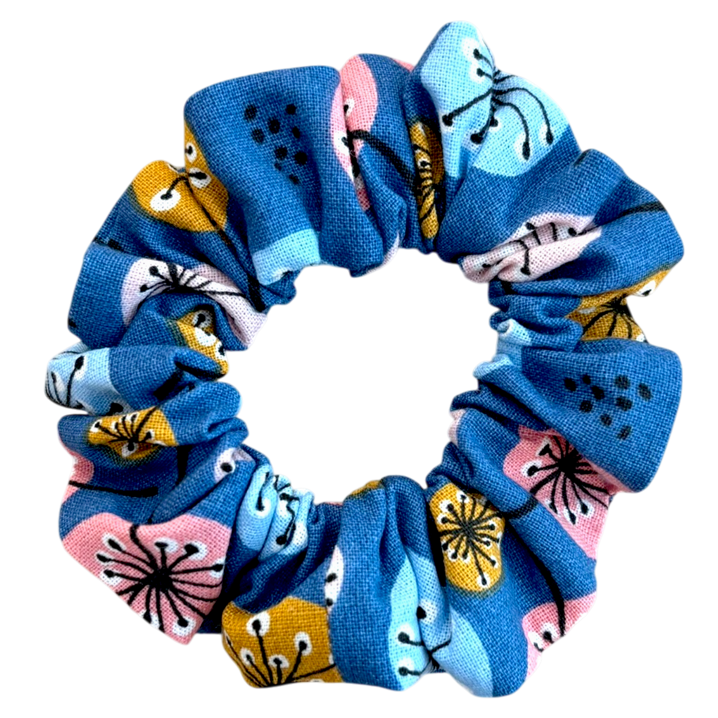 Βαμβακερό Υφασμάτινο Scrunchie flower