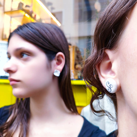 σκουλαρίκια κεραμικά / ceramic earrings