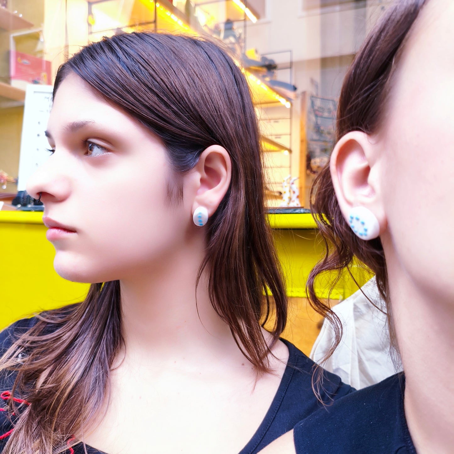 σκουλαρίκια κεραμικά / ceramic earrings