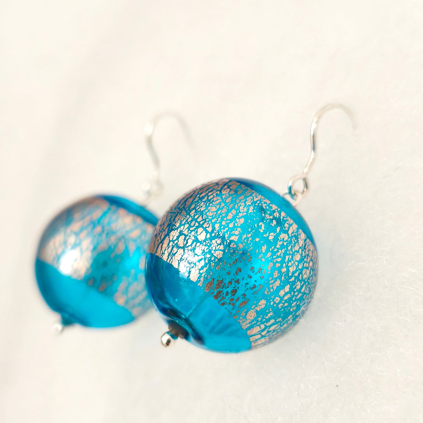 σκουλαρίκια από γυαλί Murano glass earrings