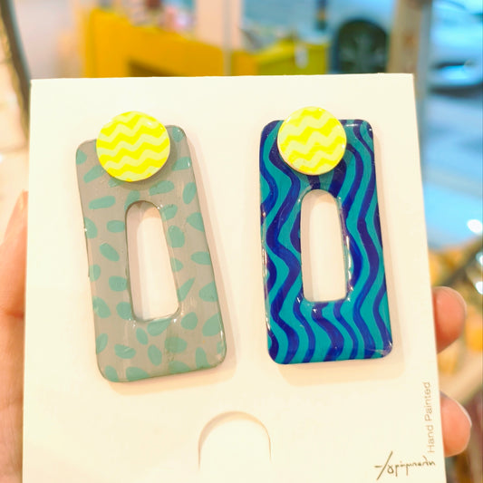 Σκουλαρίκια 3in1 shrink plastic
