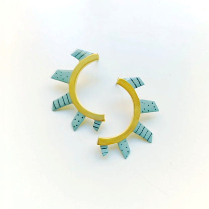 radial- light blue enamel