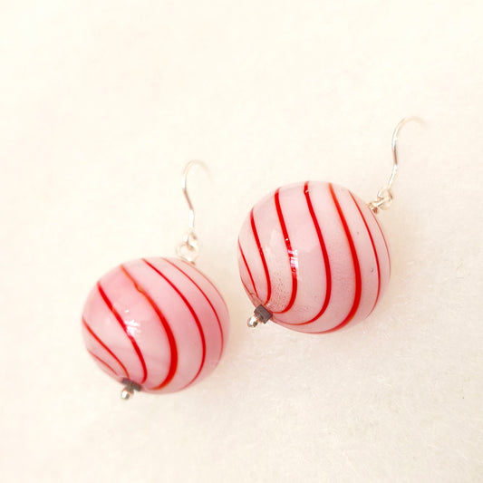 σκουλαρίκια από γυαλί Murano glass earrings