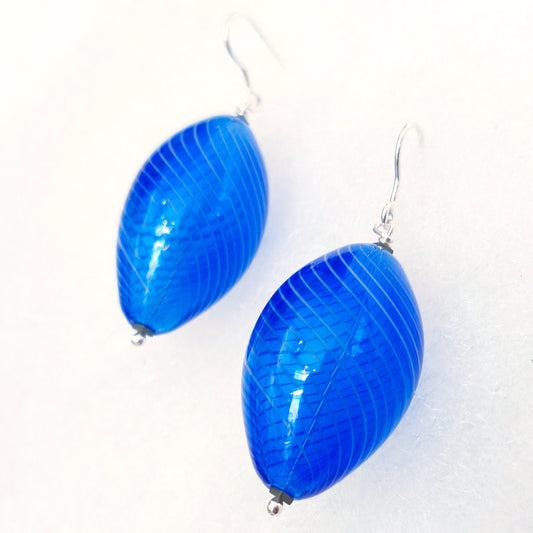σκουλαρίκια από γυαλί Murano glass earrings
