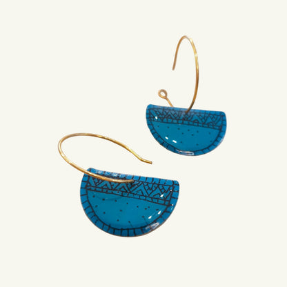 ορείχαλκο- μπλε σμάλτο/ brass- blue enamel