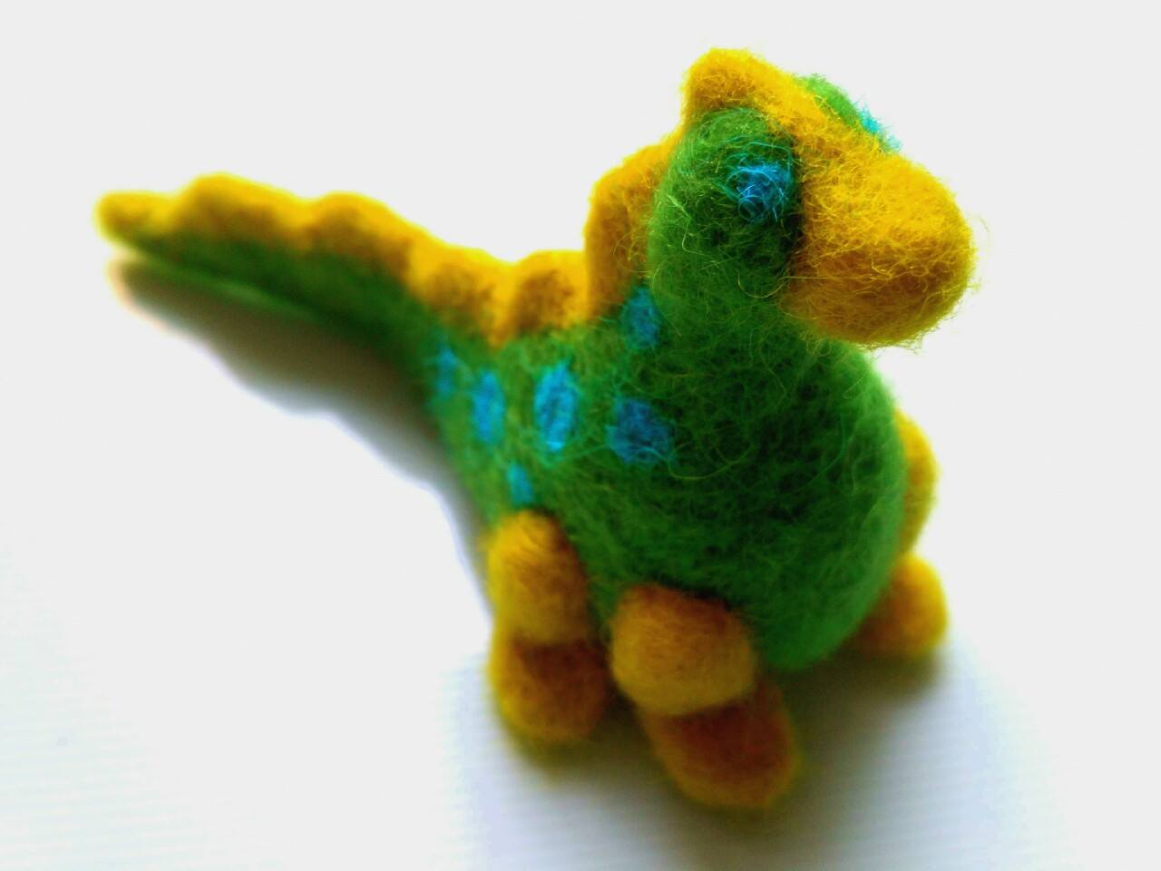 φέλτ "δεινόσαυρος " / felted "dinosaur"