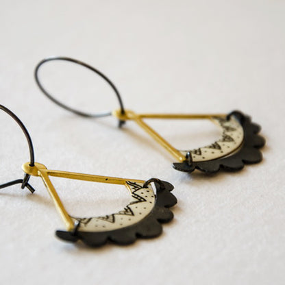 ασήμι- λευκό σμάλτο